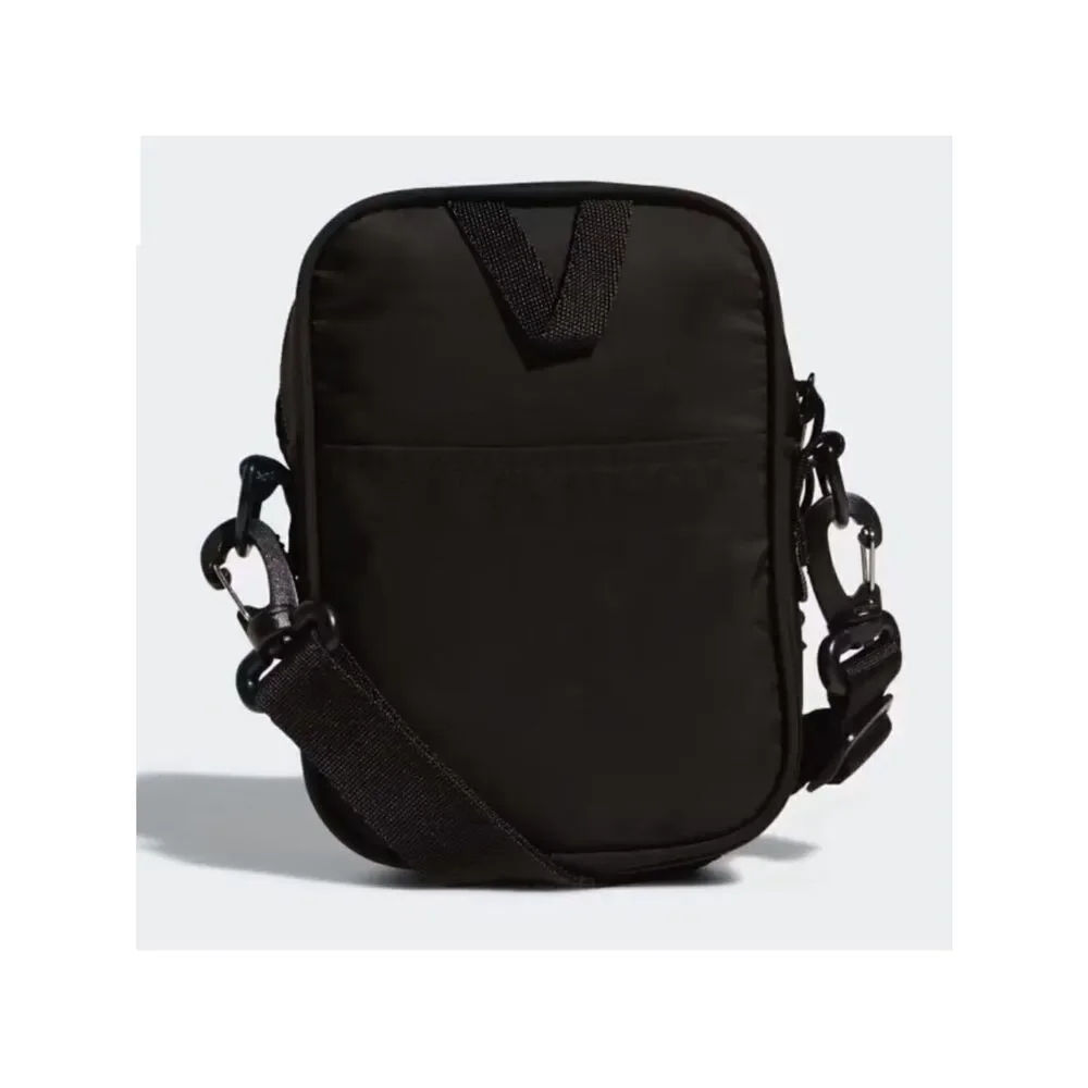 adidas CORE Black White Nylon Festival Unisex Crossbody Bag